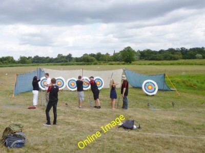 Photo 6x4 Somerley Park, archery Ellingham/SU1408 Hands-on experience at c2013