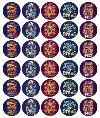 30x The Greatest Showman Cupcake Toppers Edible Wafer Paper Fairy Cake ...