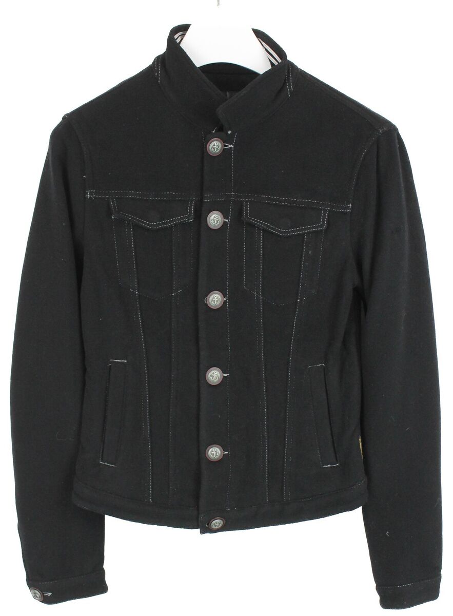 Armani Jeans Jacket Men EU 44 Wool Cashmere Blend Buttoned Armani Jeans Jacket Men EU 44 Wool Cashmere Blend Buttoned