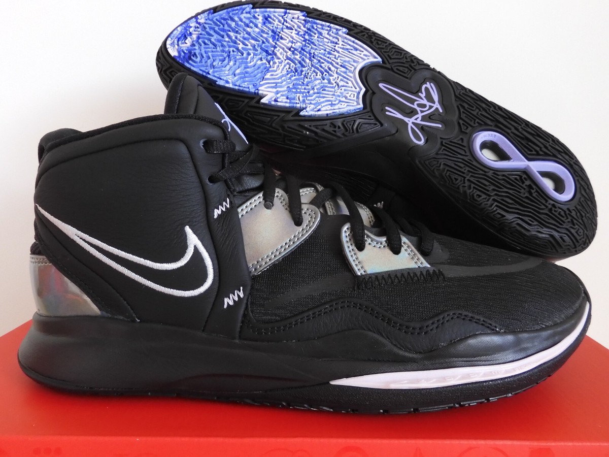 NIKE KYRIE INFINITY BLACK-METALLIC SILVER-CONCORD SZ 11