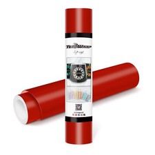 Permanent Adhesive Vinyl 12" x 10ft Matte Red