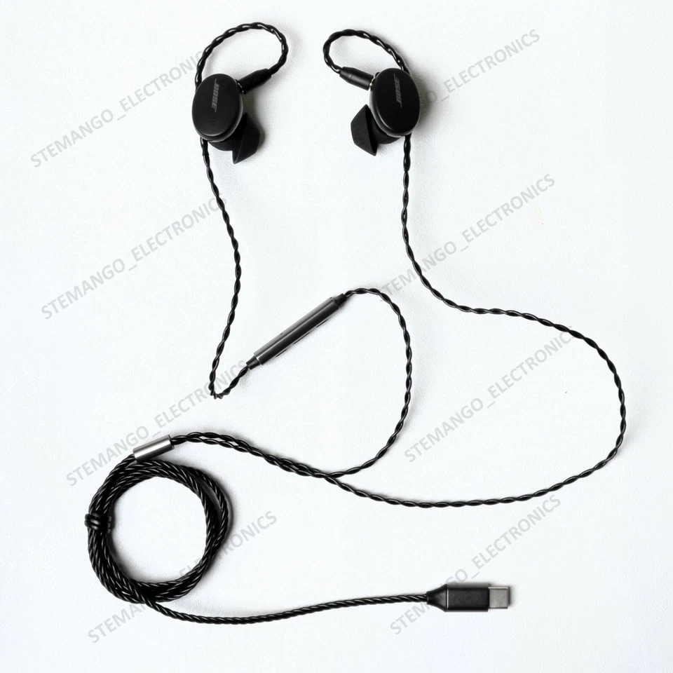 Auriculares internos con cable USB C para auriculares deportivos Bose para iPhone 15 Samsung Pixel Foto 4 de 4