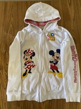 Disney Parks Youth 2020 White Zip Up Jacket Size Youth L Mickey  Minnie
