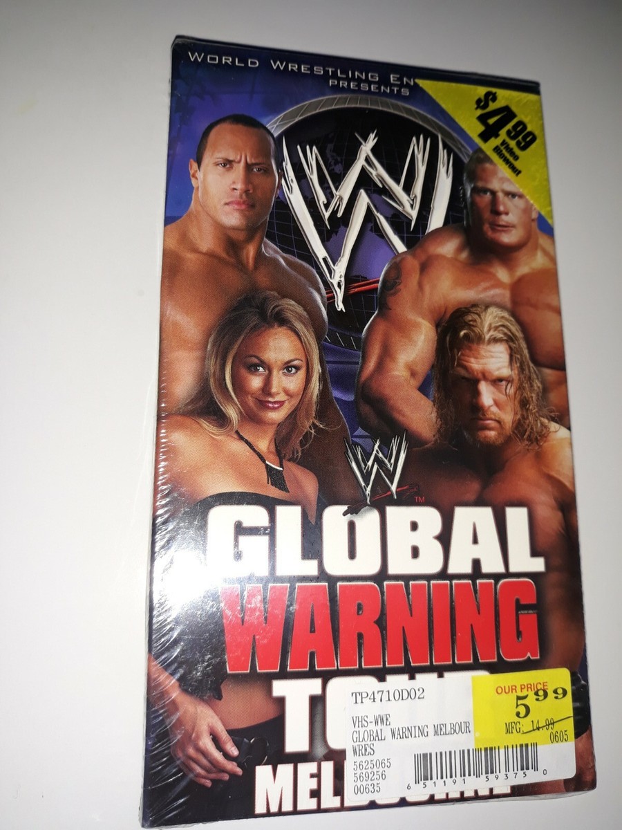 WWE Global Warning Tour Melbourne 2002 WWF Wrestling VHS HHH