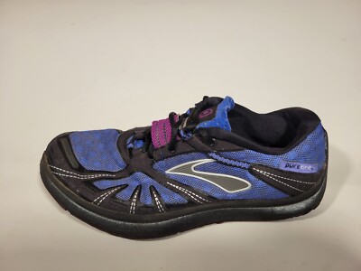 Brooks Pure Grit Trail Running Shoes Womens Med 1201031B547 Blue Sneaker  Mesh