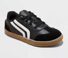 NEW Kid Boys' Boston Retro Court Sneakers - Black - Cat  Jack  Size 3