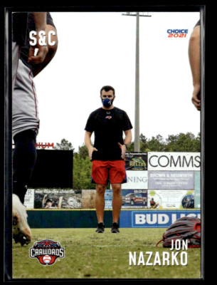 Jon Nazarko 2021 Hickory Crawdads Second Half Team Set