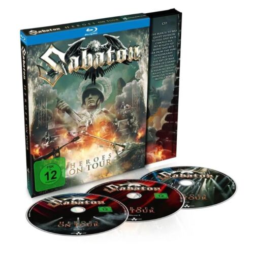 SABATON -  Heroes On Tour  (Ltd.2-Blu-Ray+CD)  Boxset - Foto 1 di 1
