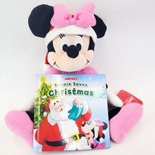 Kohl  s Cares Minnie Mouse Plush w/ Book Minnie Saves Christmas 2021 with Tag