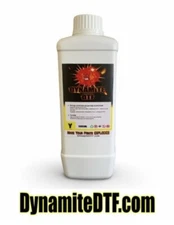 🧨 DIrect to Film DTF Ink YELLOW.                   (1)-1 Liter Bottle 1000ml