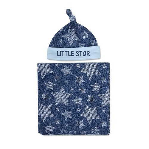 2pcs Newborn Baby Cute Floral Animal Swaddle Wrap Receiving Blanket with Hat Set - Afbeelding 25 van 26