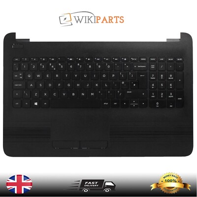 Für HP 15-AY102NC Ersatz Touchpad Handauflage Baugruppe UK Tastatur schwarz