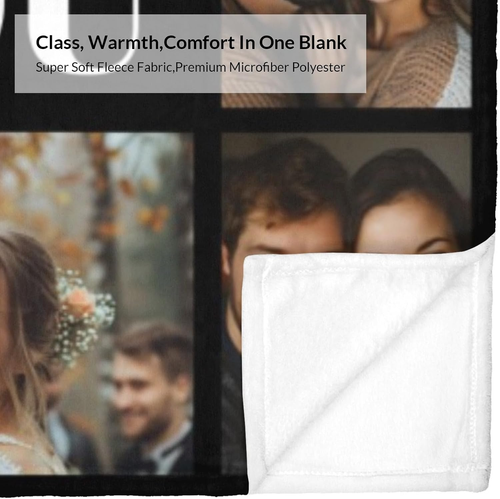 Gifts for Girlfriend Boyfriend Custom Photo Blanket for Couples Gifts, Personali - Picture 4 of 12