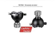 Leofoto YB-75SC Leveling Base with Handle for 75mm Bowl Arca Lever