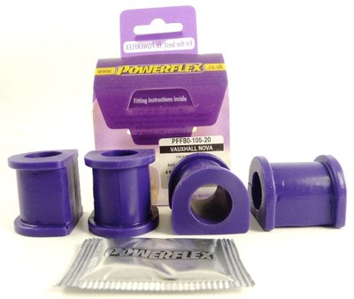 Für Vauxhall (Opel) Nova, Powerflex Poly Stabilisator Halterung Buchsen vorne PFF80-105-20