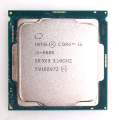 Intel Core i5-8600 3.1Ghz Hexa Core 9MB 65W FCLGA1151 64-bit Processor SR3X0 394