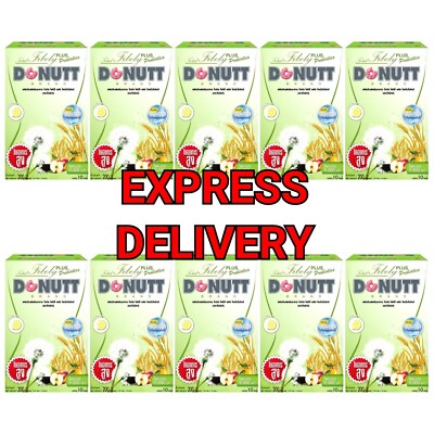 10BOX DONUTT Total Fibely Plus Probiotics 9000mg High Fiber Alfalfa Black Sesame