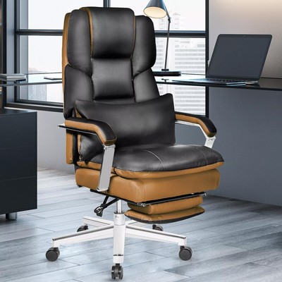 Ergonomic Home Office Chair for Heavy People Executive Chair with Footrest 500lb