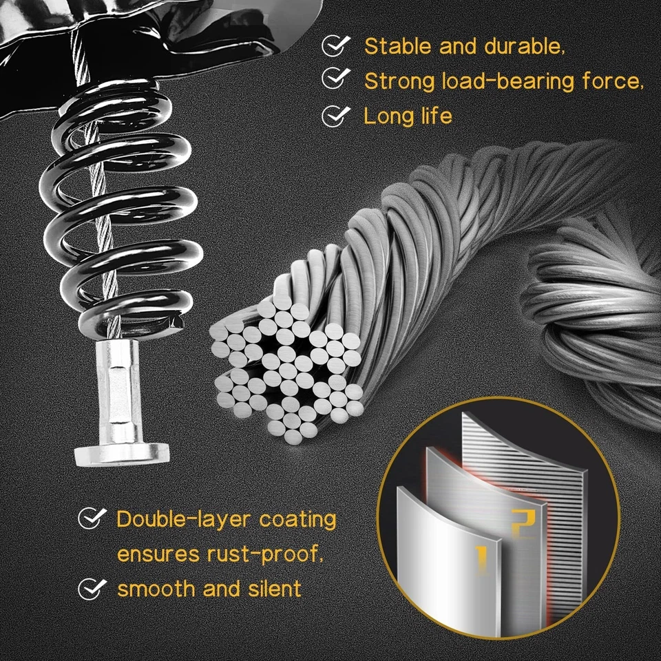 Conjunto de polipasto portador de cabrestante de neumático de repuesto para camioneta Silverado Sierra 1500 2500 Foto 3 de 4