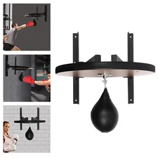 Speed Bag Platform Wall Mounted Speed Bags for Boxing Height Adjustable w/ Pump
