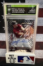 2018 Topps High Tek Jeff Bagwell #HT-JB Black Orbit Diffractor Auto /50 Graded!