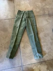 Vintage Military Pants OG-107 Vietnam 1969 Green Sateen Type 1 Mens 28X 29