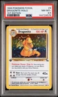 1999 POKEMON FOSSIL #4 DRAGONITE-HOLO 1ST EDITION PSA 8.5