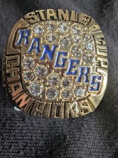 NHL Leetch / 1994 New York Rangers Stanley Cup Championship Fan Ring / Leetch