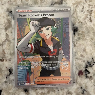 Pokemon TCG Scarlet & Violet Destined Rivals Team Rockets Proton Trainer 227/182