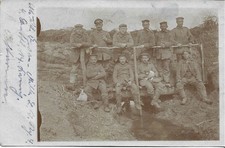 Ostpr. Landwehr-Reg. Nr. 4 Ostfront 1916 IV. Bat. befest. Stellung Hund