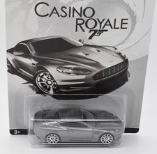 Hot Wheels Aston Martin DBS grigio argento James Bond 007 Casino Royale. Confezione originale. Nuovo