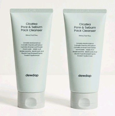 [2 pack] Cica Pore Clay Cleanser Blackhead Remover Sebum Control Oil-Free Korean