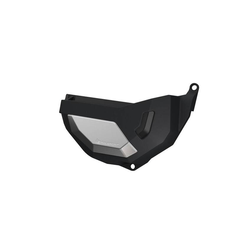 Cache stator Polisport pour Honda CRF1100L Africa Twin noir en polyamide résistant