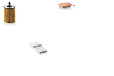 MANN-FILTER Inspektionspaket Filtersatz L Partikelfilter Filtereinsatz für 208 1