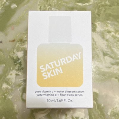 Saturday Skin Yuzu Vitamin C Face Serum Niacinamide Hydrating 1.69 fl oz