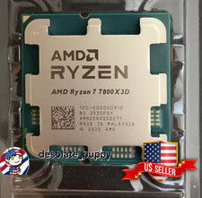 (New) AMD Ryzen 7 7800X3D 8-Core 16-Thread Socket AM5 CPU OEM Tray