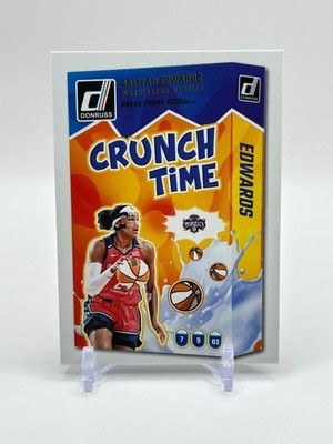 2025 Panini Donruss WNBA Aaliyah Edwards Crunch Time Press Proof #4 Mystics