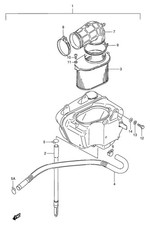 Suzuki Genuine Clamp VS750 F G H J K L M Air Cleaner Engine 09402-78207-000