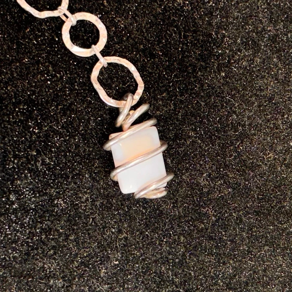 MAI ORIGINALS Collar Plata de Ley Semipreciosas Piedras Preciosas Enjauladas Artesanal Foto 4 de 4