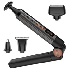 Upgraded Mens Electric Back Shaver Body Grooming kit Body Trimmer Facial,Arm,...