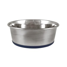 OurPets Durapet 5 Cup Stainless Steel Dog Bowl with Anti-Slip Rubber Ring 1.2...