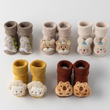 Thick Baby Floor Socks Boys Girls Winter Cotton Anti Slip Toddler Kids Socken