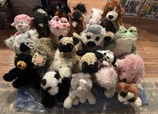 Ganz Webkinz Lot Of 22 Plush Stuffed Animals, NO Codes