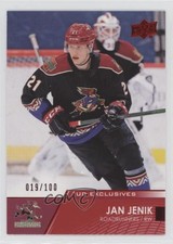 2021-22 Upper Deck AHL Exclusives 19/100 Jan Jenik #20 n1u