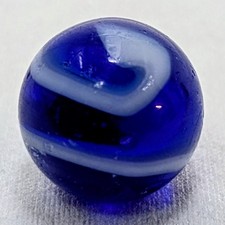 Peltier Glass Company marble, "Blue Jewel" NLR 5/8 Inches