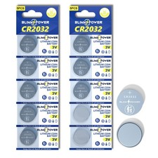 Blinkspower CR2032 Lithium 3V Coin Battery, 10 Pack 2032 10 PACK