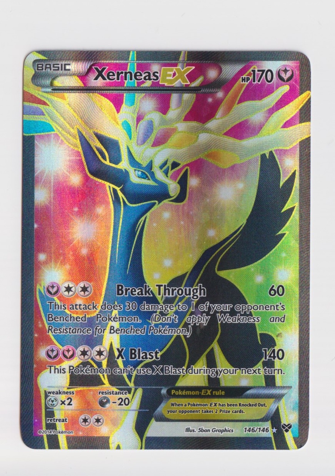 Xerneas ex 2014 XY #146/146 Holo (Full Art) Price Guide - Sports