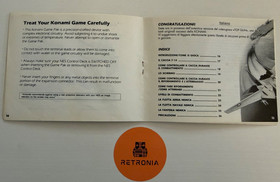 Top Gun Nintendo Nes Game Instruction Manual UK Version
