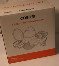 Cosori Air Fryer Accessories for 5.8 Quart Air Fryer 6 Piece Set Open Box New
