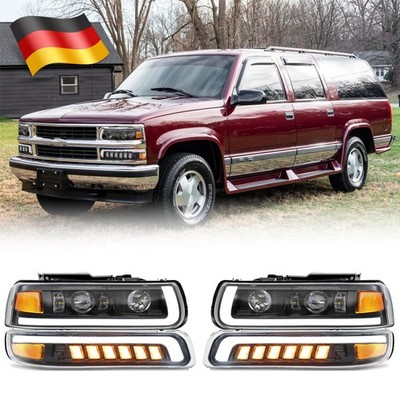 Für Chevrolet Silverado Suburban 1500 2500 3500 LED Vorne Scheinwerfer 4 Stück